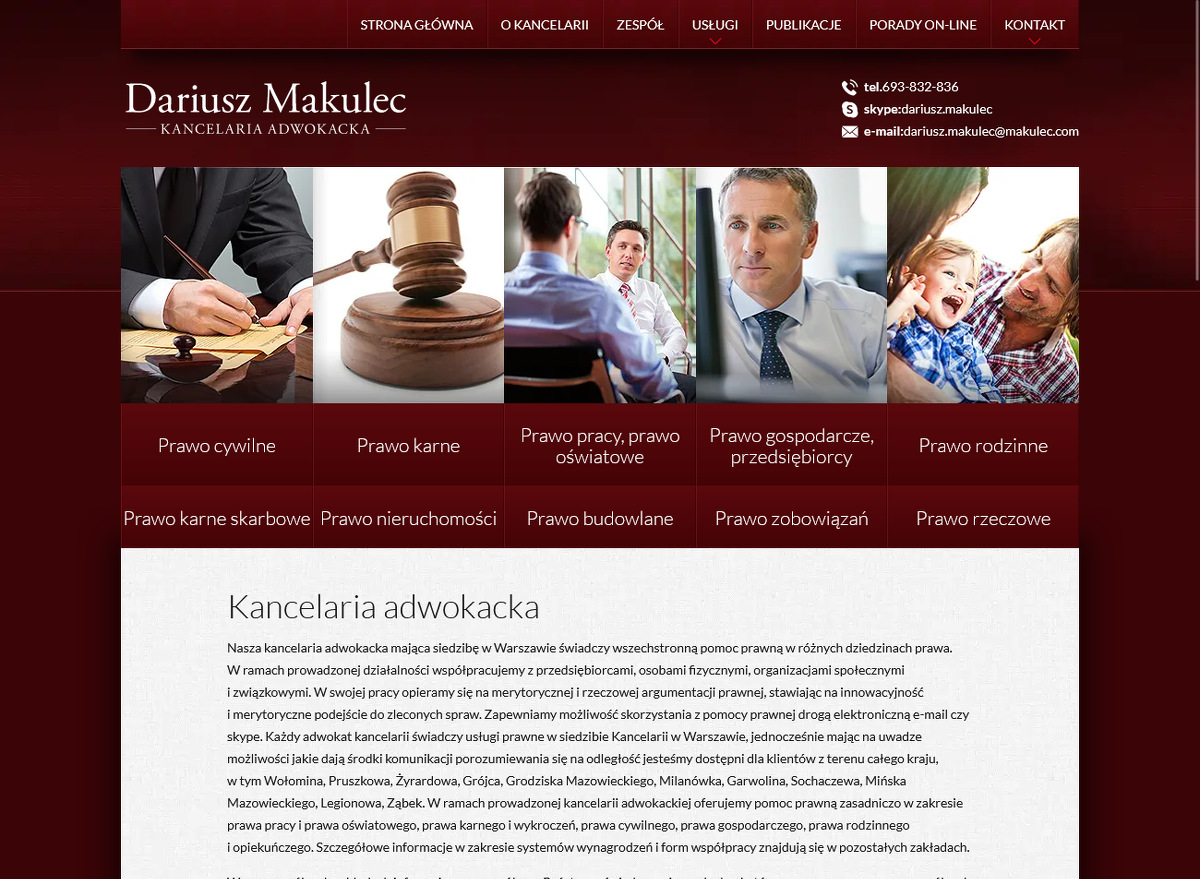 Adwokat Dariusz Makulec