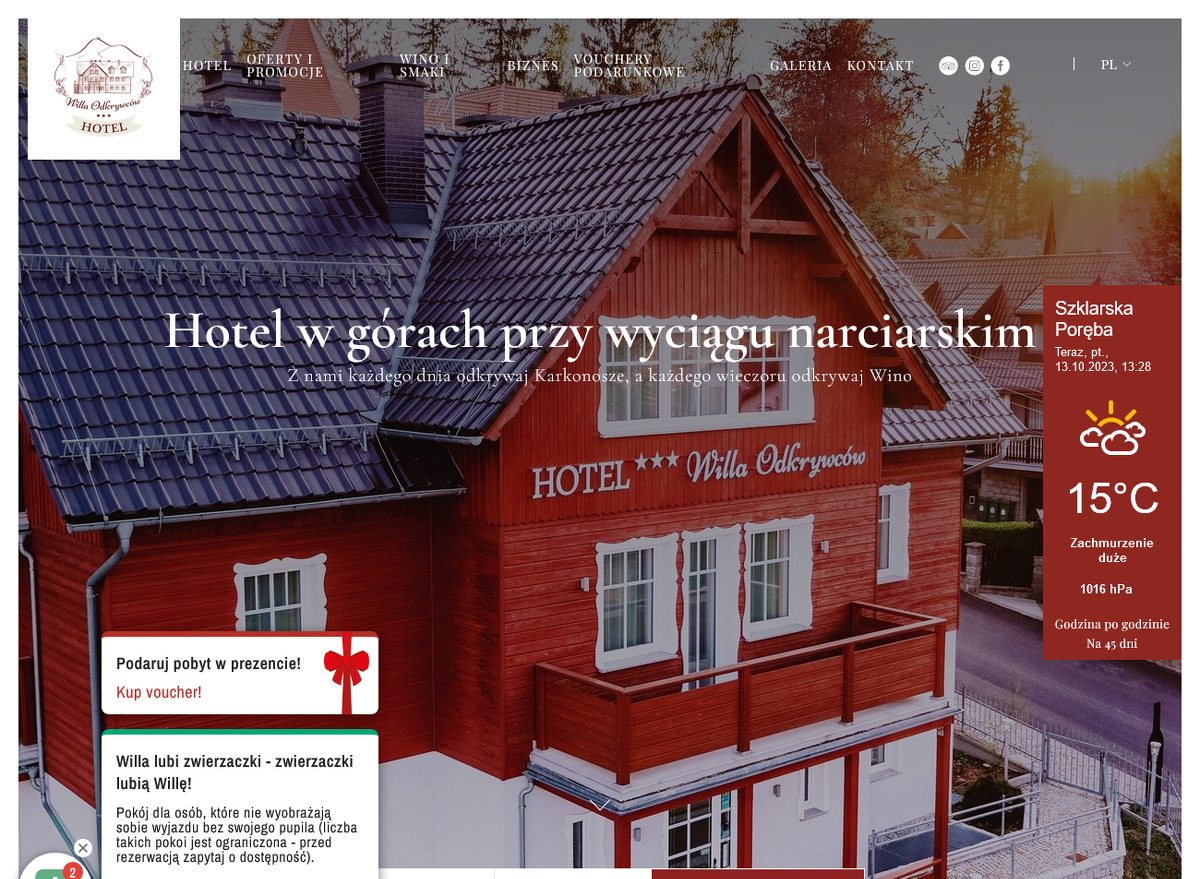 Hotel Willa Odkrywców