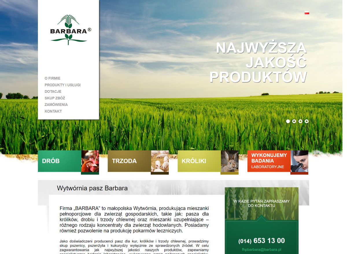 Firma handlowo-produkcyjna \\\"Barbara\\\" Spółka Z O.O.