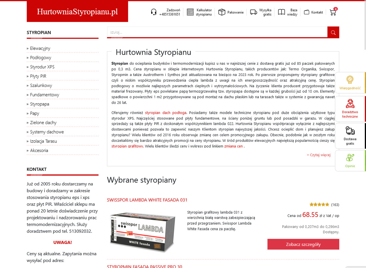 Hurtownia Styropianu PHU LINGO