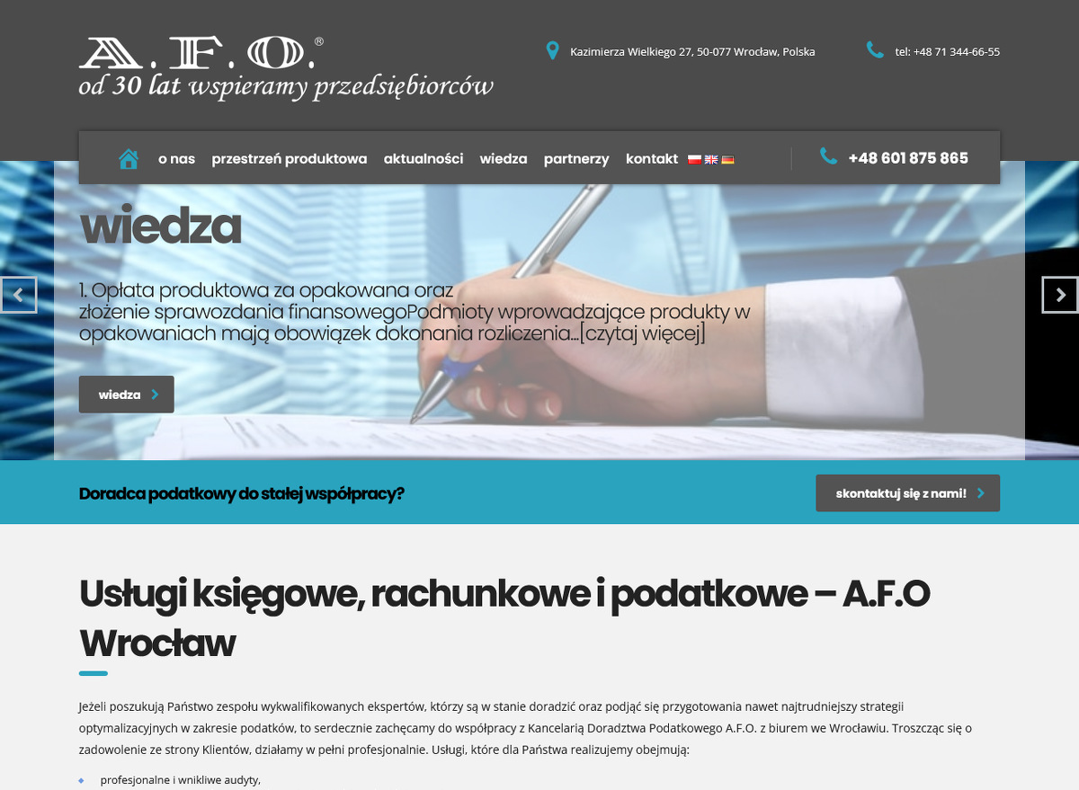 Kancelaria Doradztwa Podatkowego A.F.O.