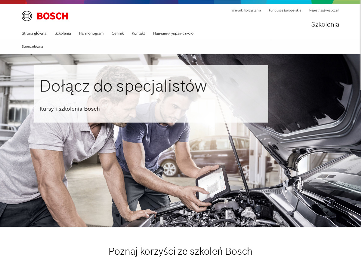 Centrum Szkoleniowe Techniki Motoryzacyjnej Bosch